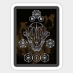 Apocalypse Coyote Sticker